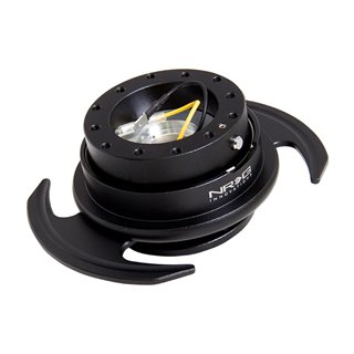 NRG | 3.0 Quick Release - Black / Black w/ Handles NRG Innovations Steering Wheels