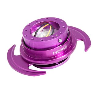 NRG | 3.0 Quick Release - Purple / Purple w/ Handles NRG Innovations Steering Wheels