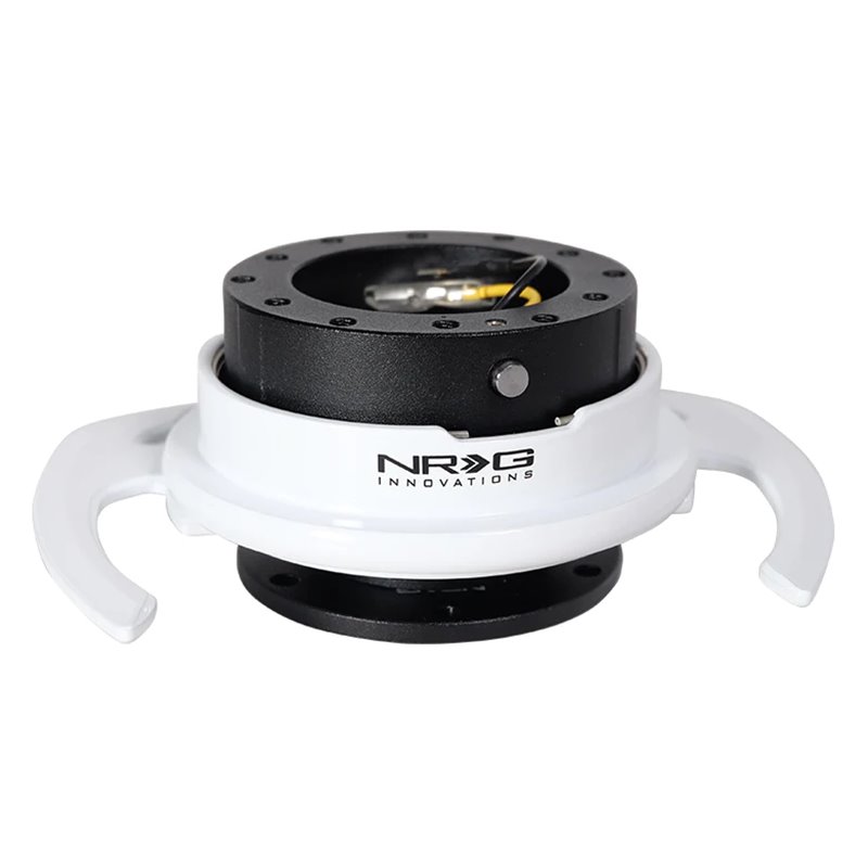 NRG | 4.0 Quick Release - Black / White w/ Handles