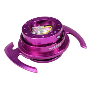 NRG | 4.0 Quick Release - Purple / Purple w/ Handles NRG Innovations Steering Wheels