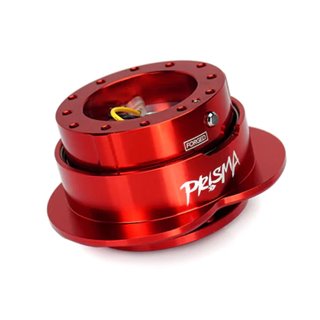 NRG | Heart Shape Quick Release - Red / Red NRG Innovations Steering Wheels