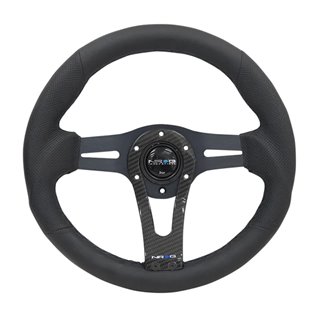 NRG | Carbon Fiber 320mm Steering Wheel w/ Carbon Fiber Center Spoke NRG Innovations Steering Wheels