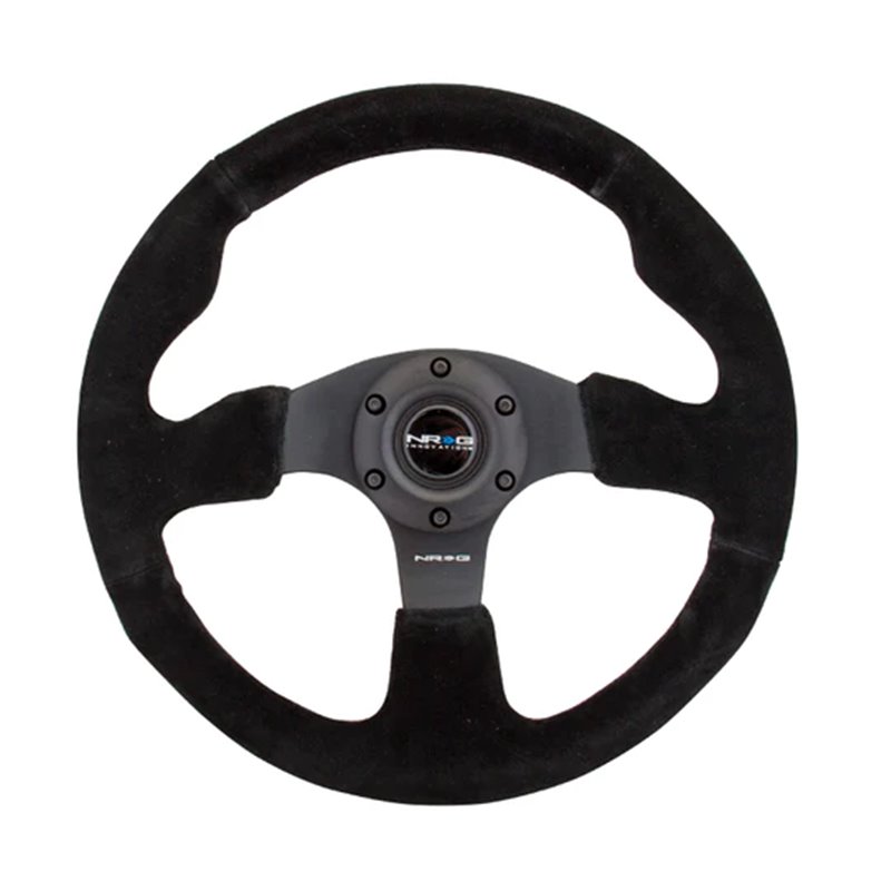 NRG | Reinforced 320mm 1" Deep Dish Racing Steering Wheel - Suede NRG Innovations Steering Wheels