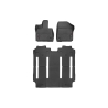 WeatherTech | FloorLiner Kit (1st, 2nd & 3rd Row) - Sienna 7-Seater 2021-2023 WeatherTech Floor Mats