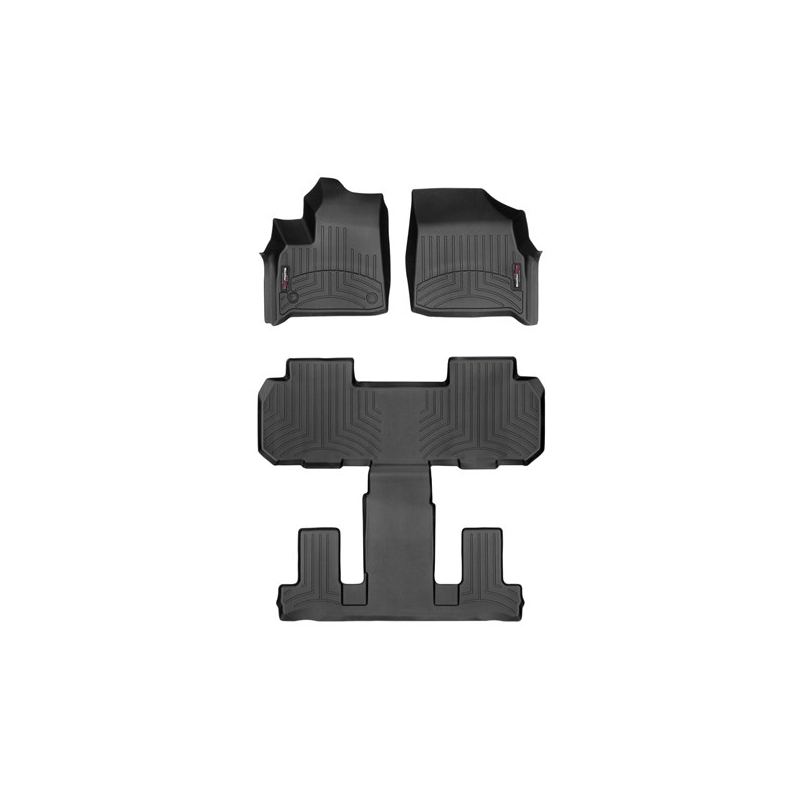 WeatherTech | Ensemble Tapis (Les 3 Rangees) - Traverse 2018-2023 (w/ 2nd Row Bucket Seats)