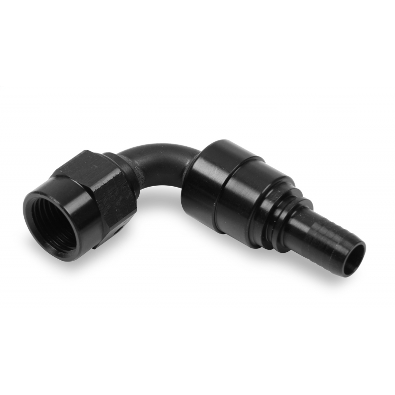 Earls Plumbing | UltraPro 90 Deg. Crimp-On AN Hose End