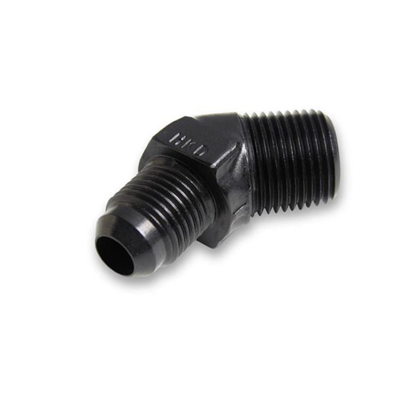 Earls Plumbing | 45 Deg. Aluminum AN to NPT Adapter Elbow