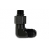 Earls Plumbing | 90 Deg. Aluminum AN to O-Ring Port Swivel Adapter