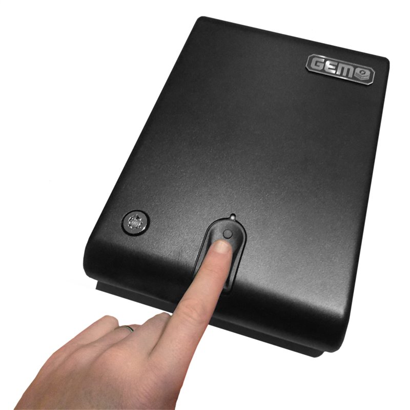 GEM Tube | Fingerprint Scanner Lock Box/Pistol Safe