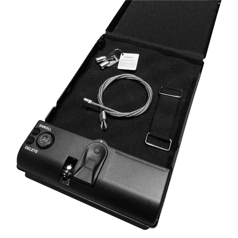 GEM Tube | Fingerprint Scanner Lock Box/Pistol Safe