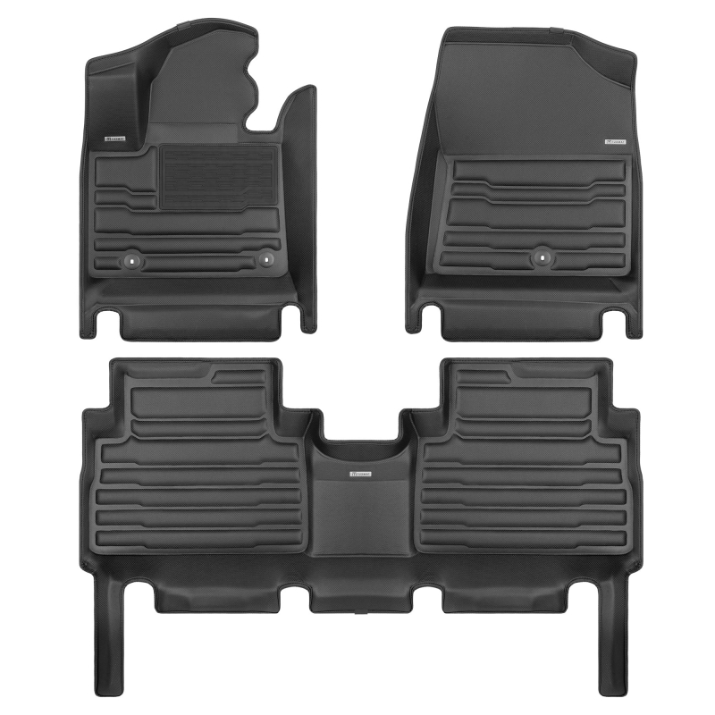 TuxMat | Floor Mats (1st & 2nd Row) - Santa Fe Hybrid 2021-2023 TuxMat Floor Mats