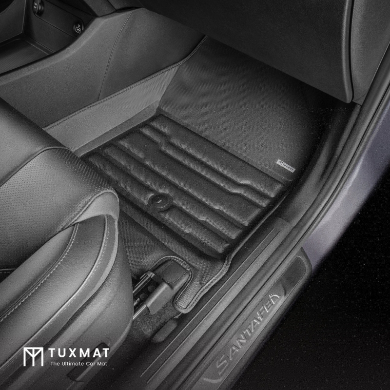 TuxMat | Floor Mats (1st & 2nd Row) - Santa Fe Hybrid 2021-2023 TuxMat Floor Mats