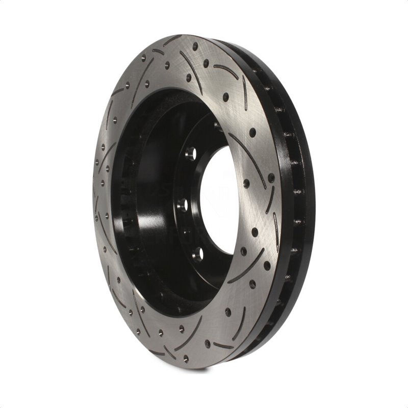 DS-One | Coated Slotted Drilled Disc Brake Rotor - Front - Cadillac / Chevrolet / GMC / Hummer 2000-2013
