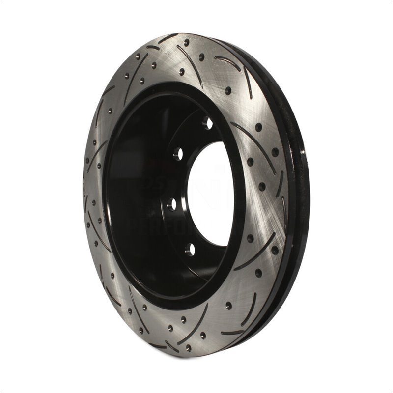 DS-One | Coated Slotted Drilled Disc Brake Rotor - Rear - Chevrolet / GMC / Hummer 2000-2009