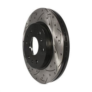 DS-One | Coated Slotted & Drilled Disc Brake Rotor - Front - Cadillac / Chevrolet / GMC 2005-2020 DS-One Brake Rotors