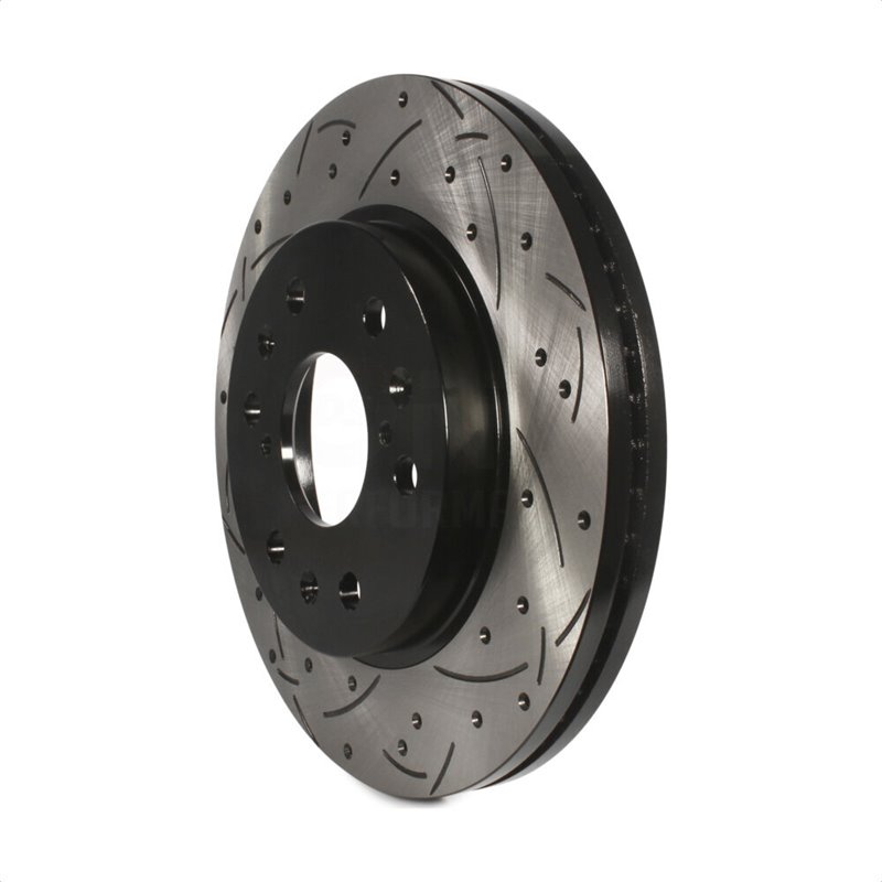 DS-One | Coated Slotted & Drilled Disc Brake Rotor - Front - Cadillac / Chevrolet / GMC 2005-2020 DS-One Brake Rotors