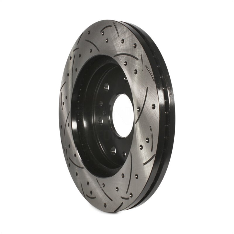 DS-One | Coated Slotted & Drilled Disc Brake Rotor - Front - Cadillac / Chevrolet / GMC 2005-2020 DS-One Brake Rotors