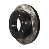 DS-One | Coated Slotted Drilled Disc Brake Rotor - Rear