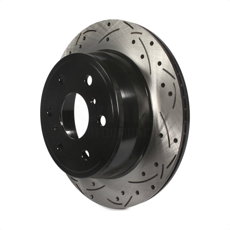 DS-One | Coated Slotted Drilled Disc Brake Rotor - Rear - Cadillac / Chevrolet / GMC 2007-2020 DS-One Brake Rotors