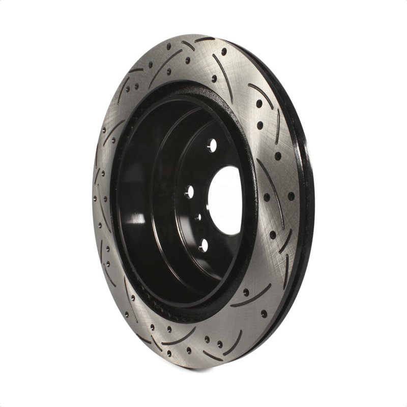 DS-One | Coated Slotted Drilled Disc Brake Rotor - Rear - Cadillac / Chevrolet / GMC 2007-2020 DS-One Brake Rotors