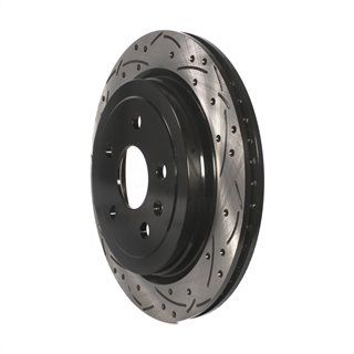 DS-One | Coated Slotted Drilled Disc Brake Rotor - Rear - CTS / Camaro 2008-2019