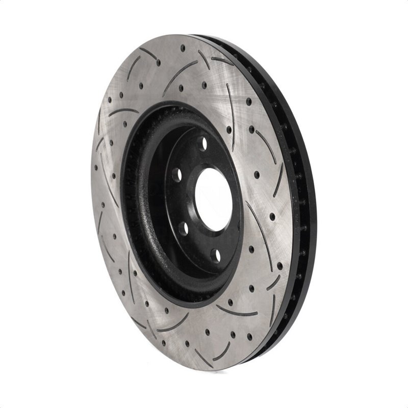 DS-One | Coated Slotted Drilled Disc Brake Rotor - Front - SRX / 9-4X 2010-2016 DS-One Brake Rotors
