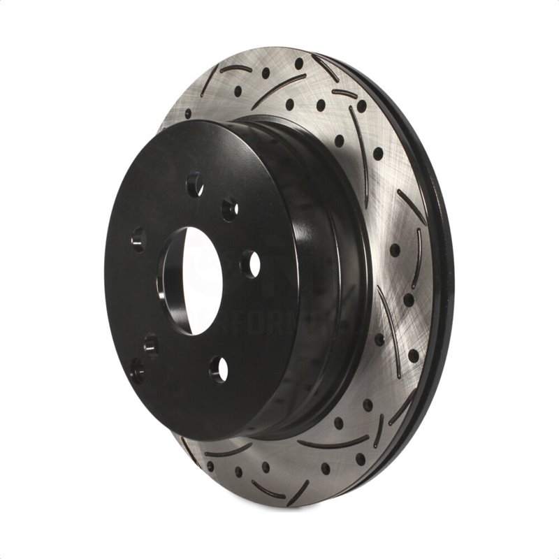 DS-One | Coated Slotted Drilled Disc Brake Rotor - Rear - Equinox / Terrain 2010-2017 DS-One Brake Rotors