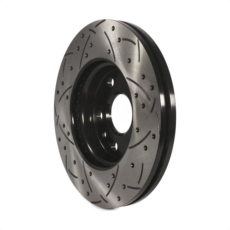 DS-One | Coated Slotted Drilled Disc Brake Rotor - Front - Chevrolet 2011-2023