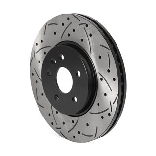 DS-One | Coated Slotted Drilled Disc Brake Rotor - Front - Encore / Sonic / Trax 2013-2022