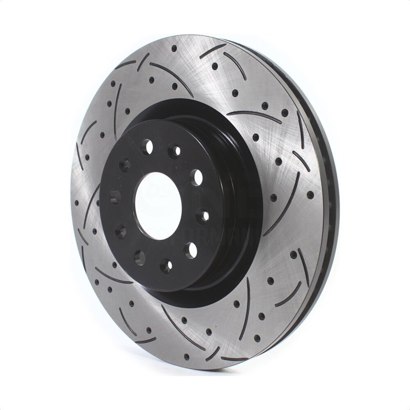 DS-One | Coated Slotted Drilled Disc Brake Rotor - Front - CT5 / CT6 / CTS / Camaro 2014-2023