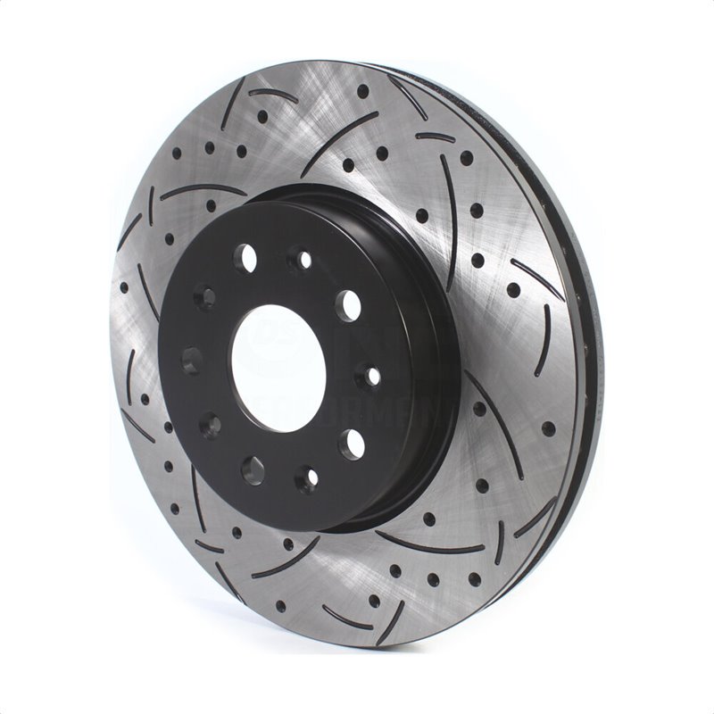 DS-One | Coated Slotted Drilled Disc Brake Rotor - Front - CT5 / CT6 / CTS / Camaro 2014-2023