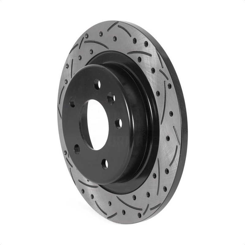 DS-One | Coated Slotted Drilled Disc Brake Rotor - Rear - Buick / Chevrolet / GMC 2016-2023