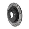DS-One | Coated Slotted Drilled Disc Brake Rotor - Rear - Buick / Chevrolet / GMC 2016-2023
