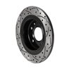 DS-One | Coated Slotted Drilled Disc Brake Rotor - Rear - Buick / Chevrolet / GMC 2016-2023