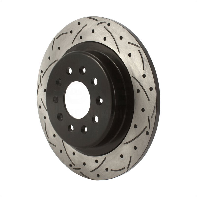 DS-One | Coated Slotted Drilled Disc Brake Rotor - Rear - Envision 2.0T / 2.5L 2016-2018