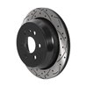 DS-One | Coated Slotted Drilled Disc Brake Rotor - Rear - Colorado / Canyon 2015-2020