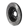 DS-One | Coated Slotted Drilled Disc Brake Rotor - Rear - Buick / Cadillac / Chevrolet / GMC 2017-2023