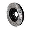 DS-One | Coated Slotted Drilled Disc Brake Rotor - Front - Enclave / Blazer / Traverse / Acadia 2017-2023
