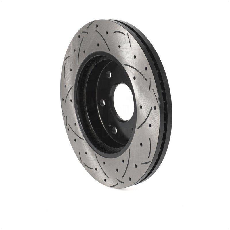 DS-One | Coated Slotted Drilled Disc Brake Rotor - Front - Cadillac / Chevrolet / GMC 2019-2022 DS-One Brake Rotors