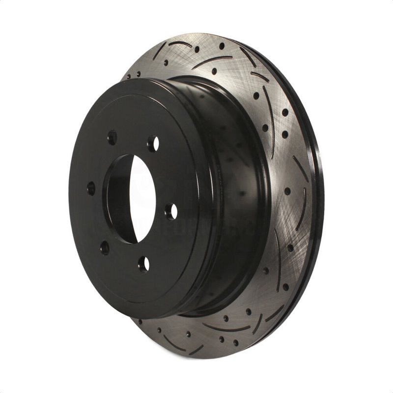 DS-One | Coated Slotted Drilled Disc Brake Rotor - Rear - F-150 / Mark LT 2004-2011