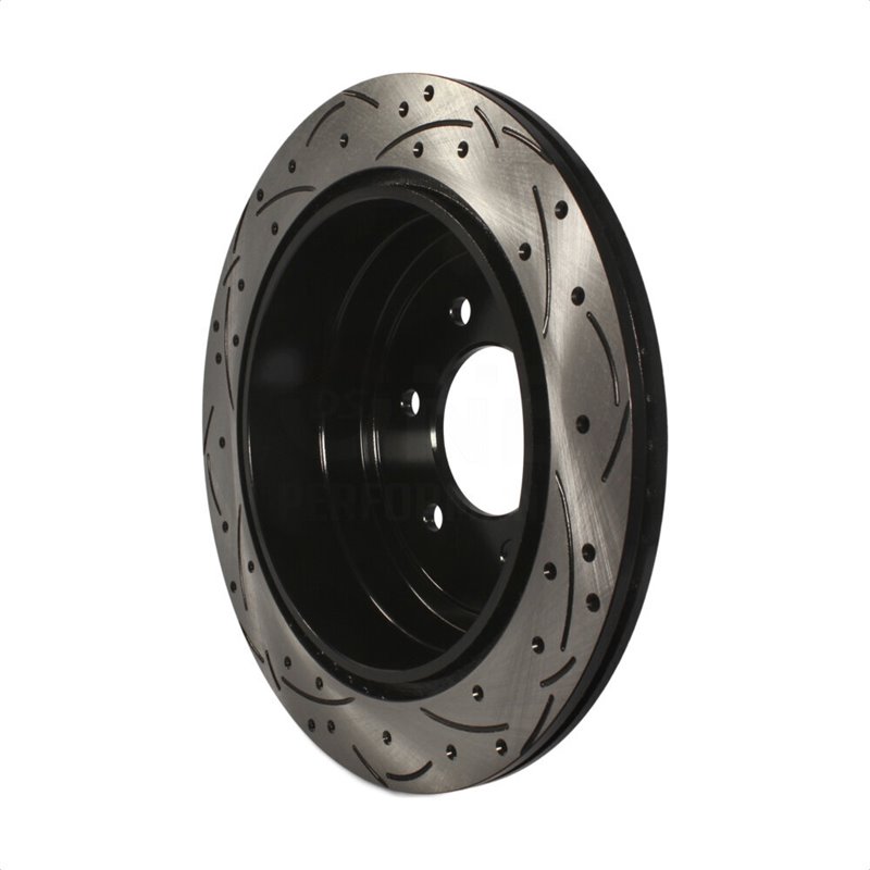 DS-One | Coated Slotted Drilled Disc Brake Rotor - Rear - F-150 / Mark LT 2004-2011