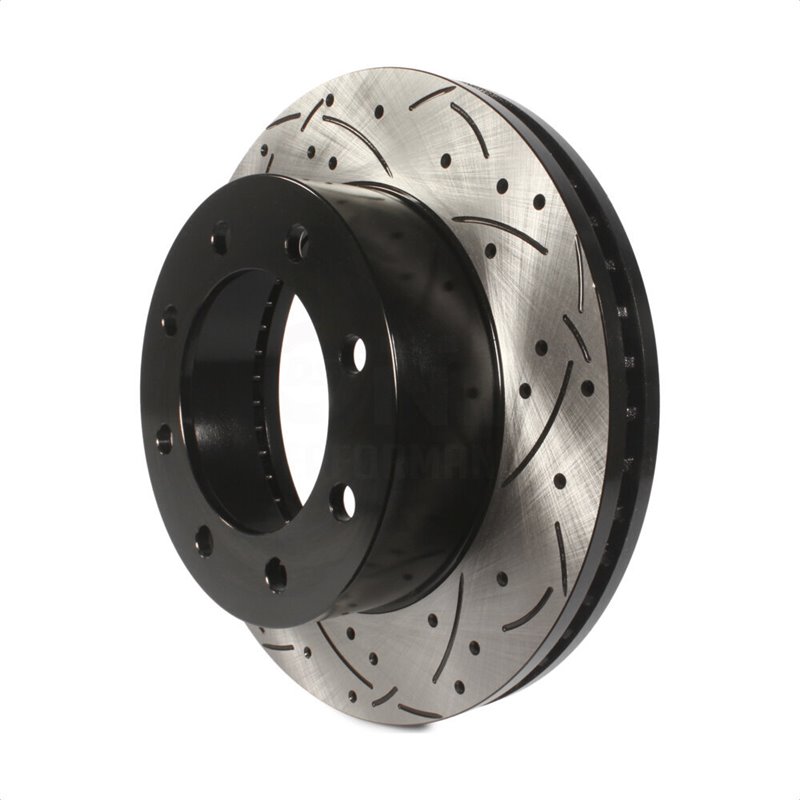 DS-One | Coated Slotted Drilled Disc Brake Rotor - Front - F-250 / F-350 2005-2013