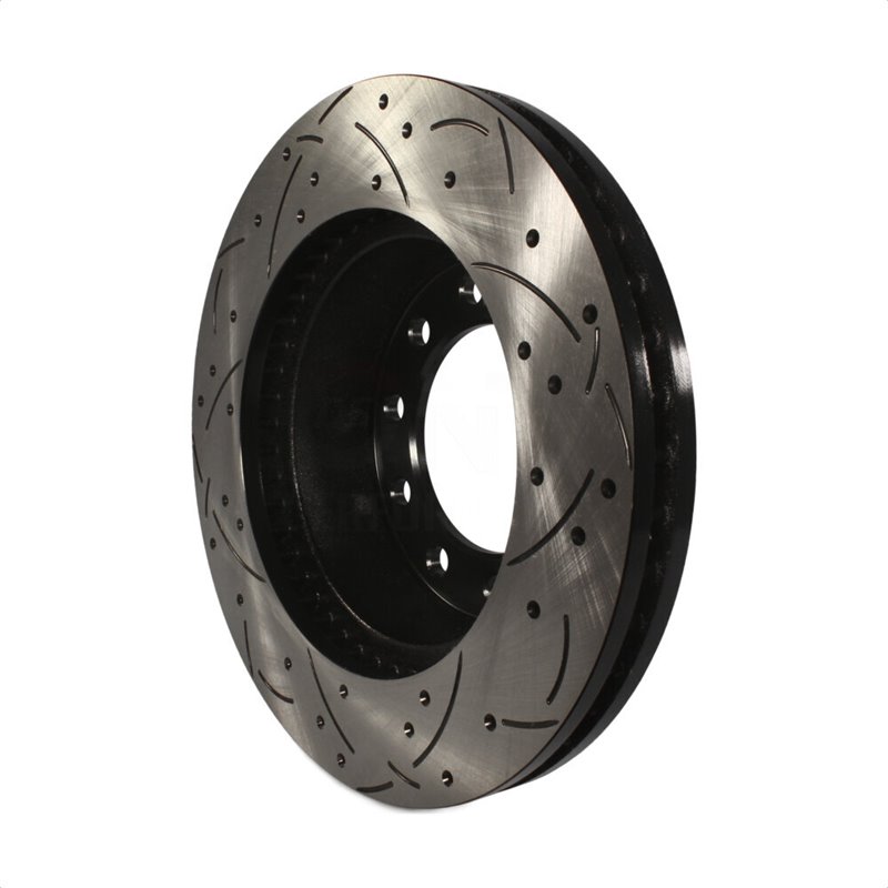 DS-One | Coated Slotted Drilled Disc Brake Rotor - Front - F-250 / F-350 2013-2016