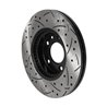 DS-One | Coated Slotted Drilled Disc Brake Rotor - Front - Ford / Lincoln / Mazda / Mercury 2006-2013