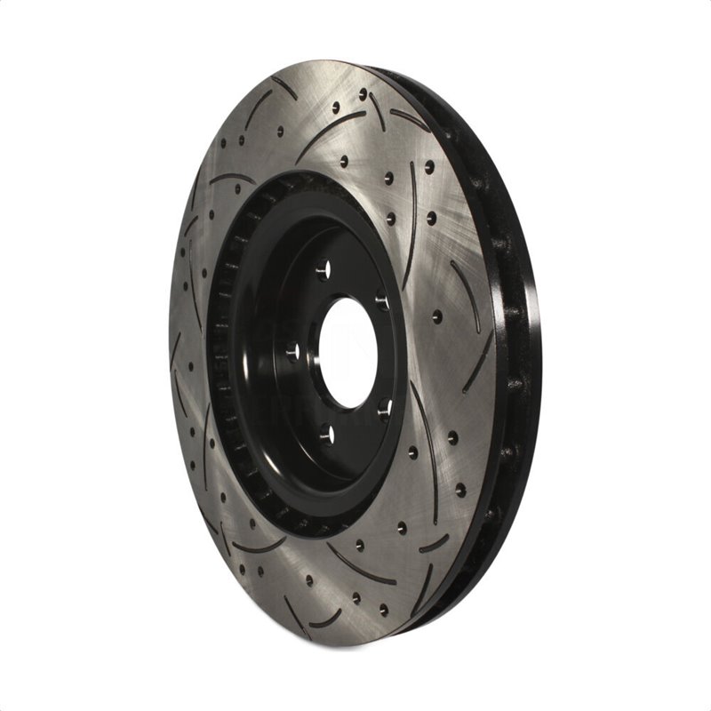 DS-One | Coated Slotted Drilled Disc Brake Rotor - Front - Mustang 5.0L / 5.4L 2007-2014 DS-One Brake Rotors