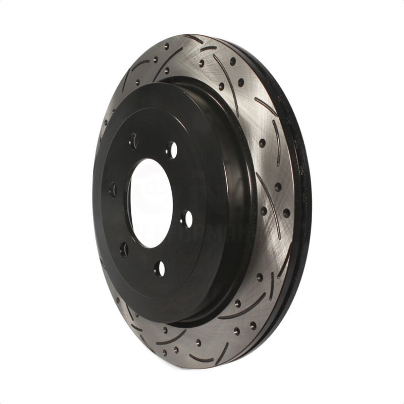DS-One | Coated Slotted Drilled Disc Brake Rotor - Rear - Expedition / Navigator 3.5T / 5.4L 2007-2017