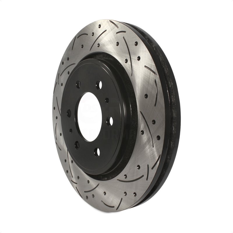 DS-One | Coated Slotted Drilled Disc Brake Rotor - Front - Expedition / F-150 / Navigator 2007-2021