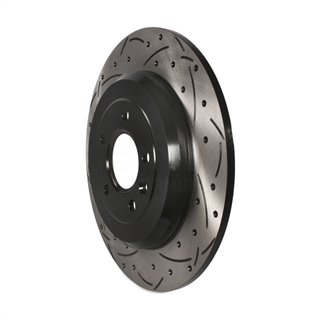 DS-One | Coated Slotted Drilled Disc Brake Rotor - Rear - Ford / Lincoln / Mercury 2005-2019