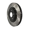 DS-One | Coated Slotted Drilled Disc Brake Rotor - Front - Mustang 3.7L / 5.0L 2011-2014