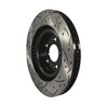 DS-One | Coated Slotted Drilled Disc Brake Rotor - Front - Mustang 3.7L / 5.0L 2011-2014